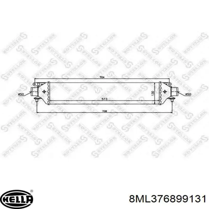 Comprar 7750035 Kamoka Turbo intercooler