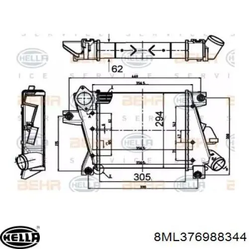 Comprar 17800148 Profit Turbo intercooler