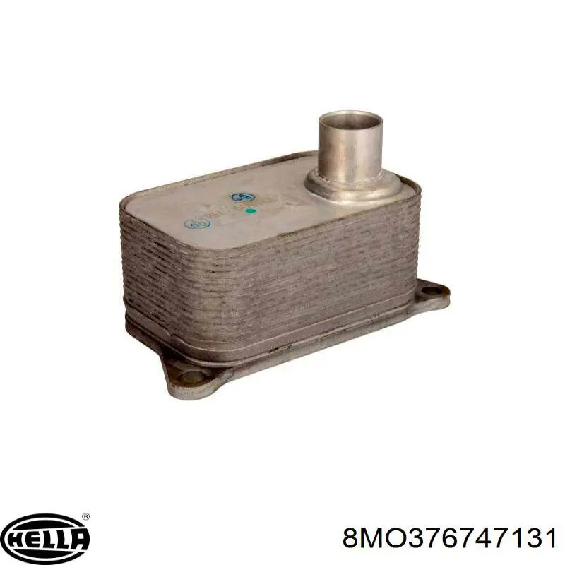 8MO376747131 HELLA radiador enfriador de la transmision/caja de cambios