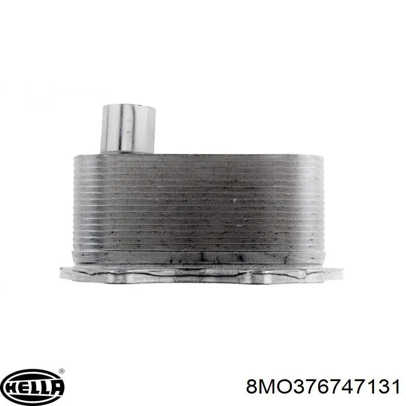 8MO376747131 HELLA Radiador de refrigeración de la transmisión