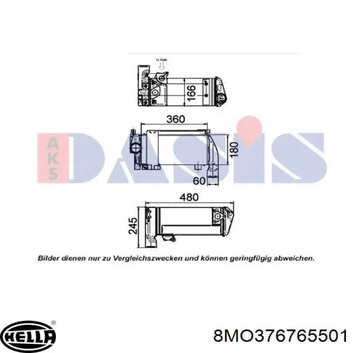 Comprar 8MO376765501 HELLA Radiador de aceite