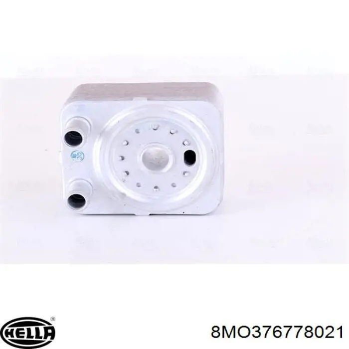 Radiador de aceite debajo del filtro Porsche 95510702100
