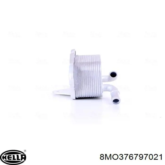Radiador de aceite 8MO376797021 HELLA