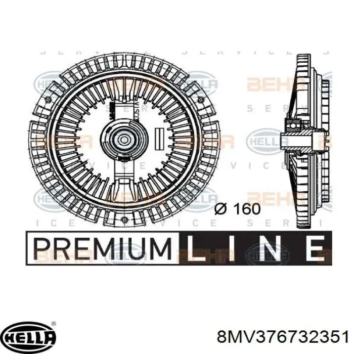 Comprar 8124112 Cojali Embrague viscoso de ventilador