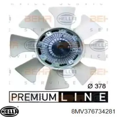 Embrague viscoso de ventilador 0K01115140 Hyundai/Kia
