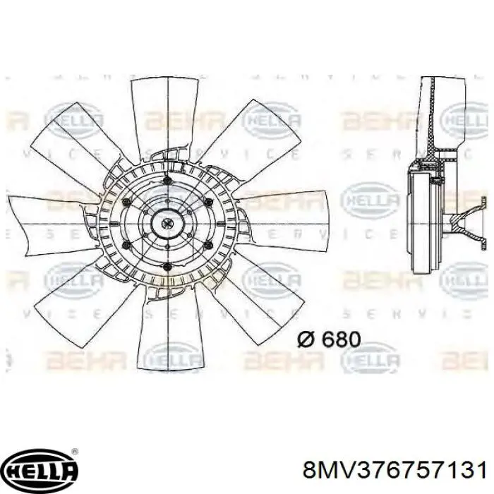 Embrague, ventilador de refrigeración Cojali 7083404 precio, desde 455,65 EUR