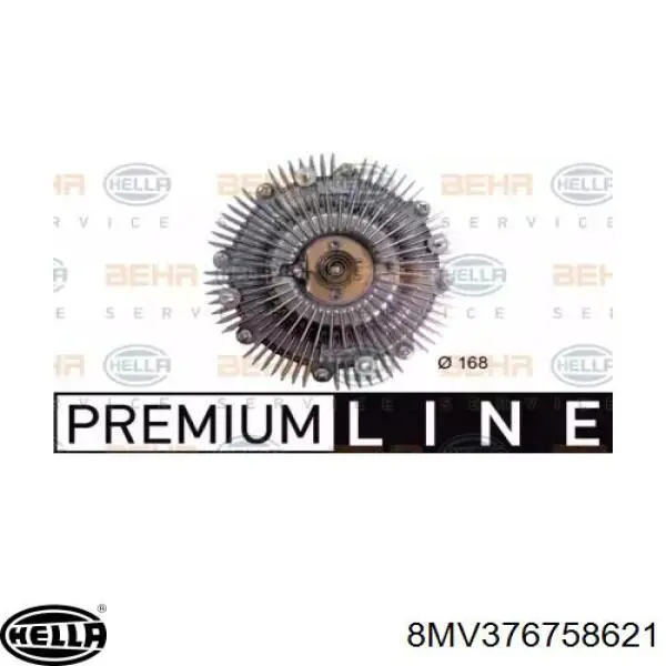 Embrague viscoso de ventilador 1621050070 Toyota