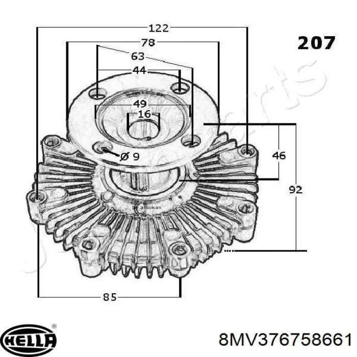 8MV376758661 HELLA
