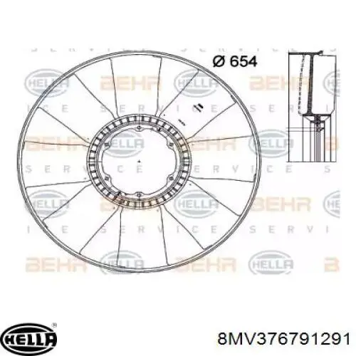 Embrague, ventilador de refrigeración Auger 95985 precio, desde 139,38 EUR