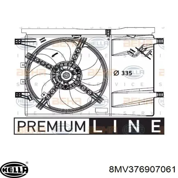 Ventilador del radiador NRF 47924