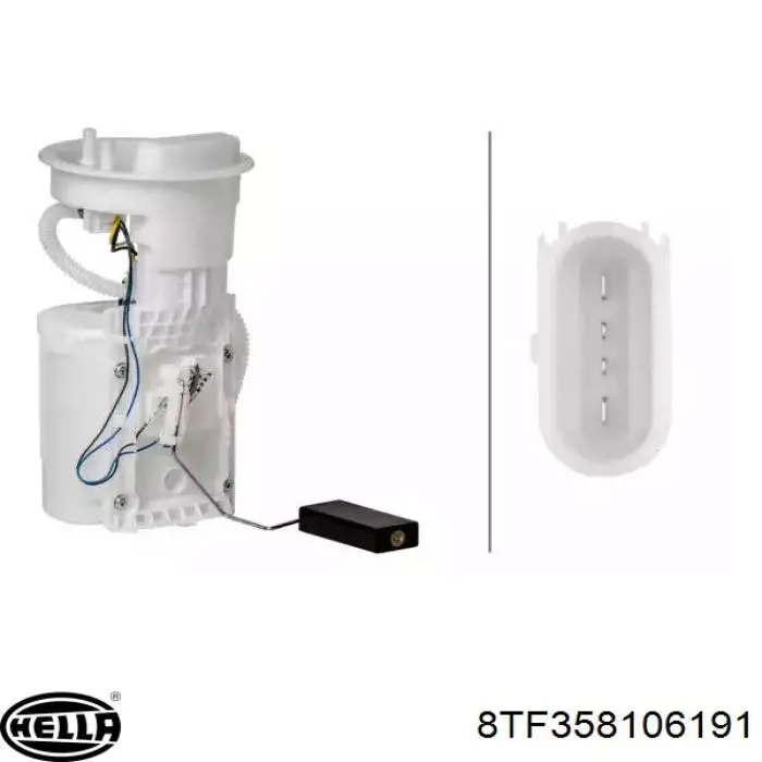 Comprar 8TF358106191 HELLA Unidad de alimentación de combustible
