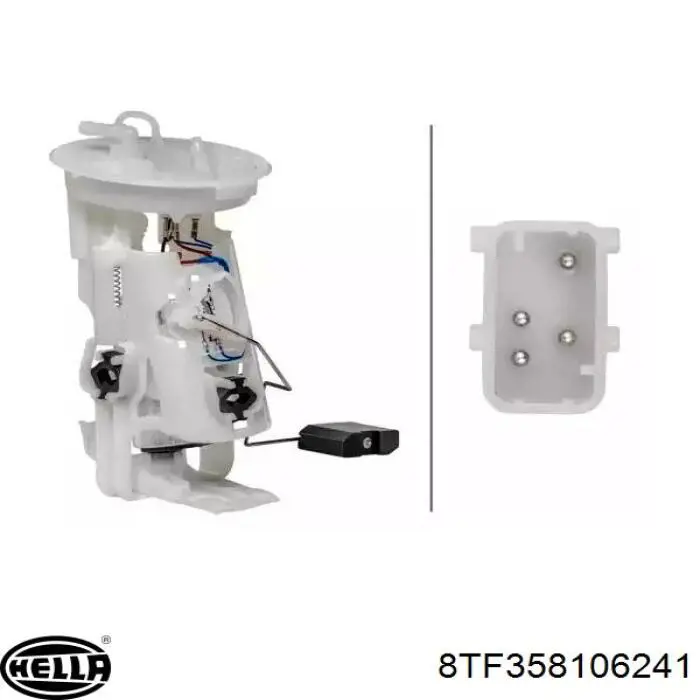 Comprar 8TF358106241 HELLA Unidad de alimentación de combustible