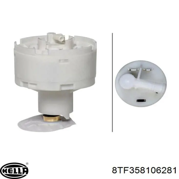 Módulo alimentación de combustible  HELLA 8TF358106281 precio, desde 60,23 EUR