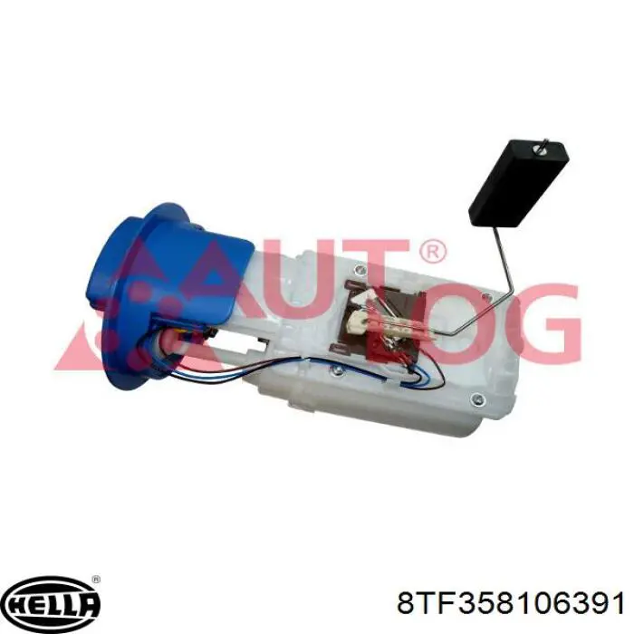 8TF358106391 HELLA Módulo de alimentación de combustible