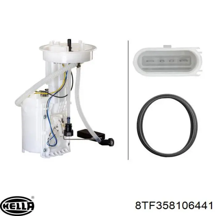 Módulo alimentación de combustible  HELLA 8TF358106441 precio, desde 115,03 EUR