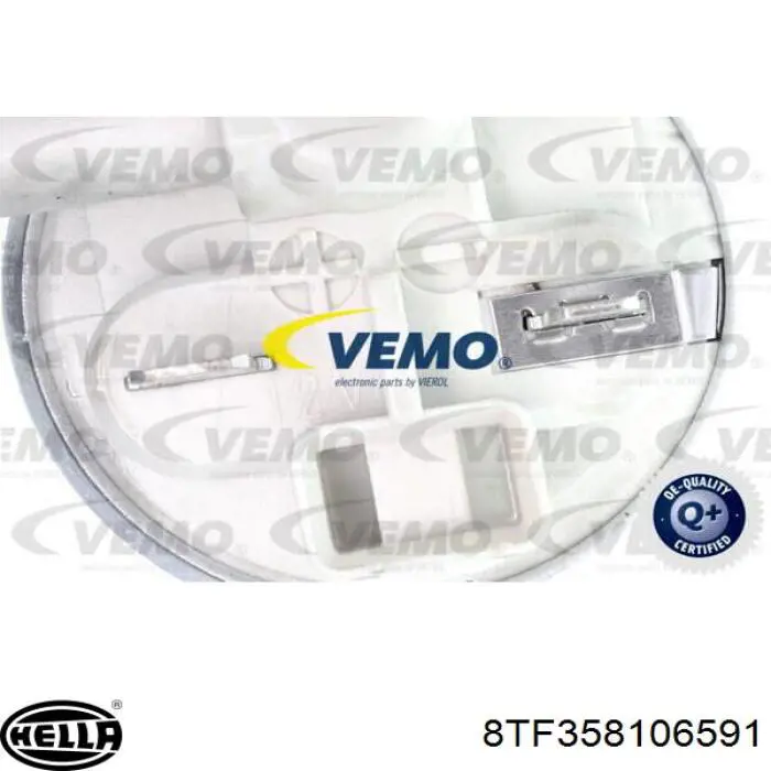 8TF358106591 HELLA elemento de turbina de bomba de combustible