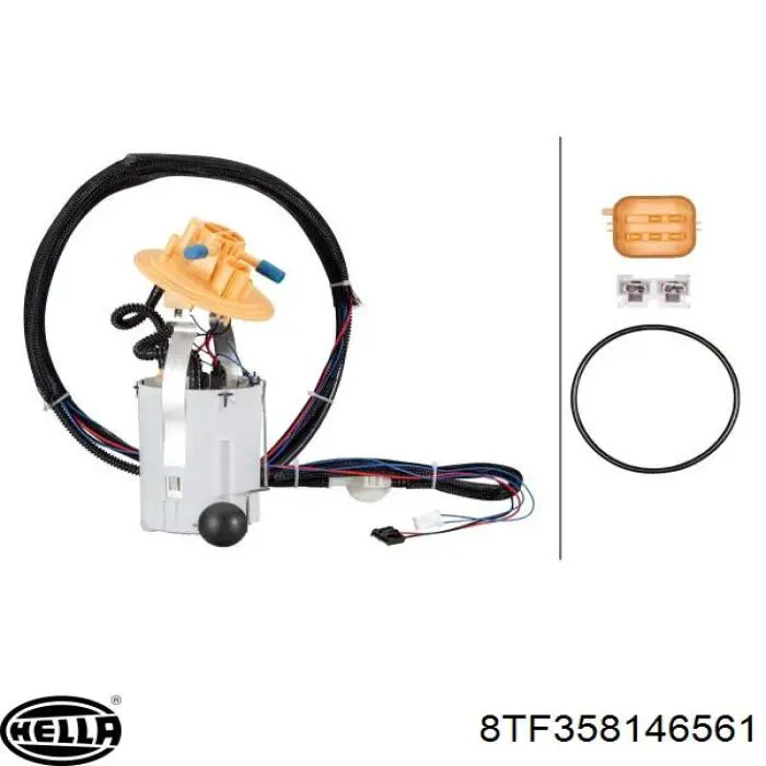 8TF358146561 HELLA Módulo de alimentación de combustible