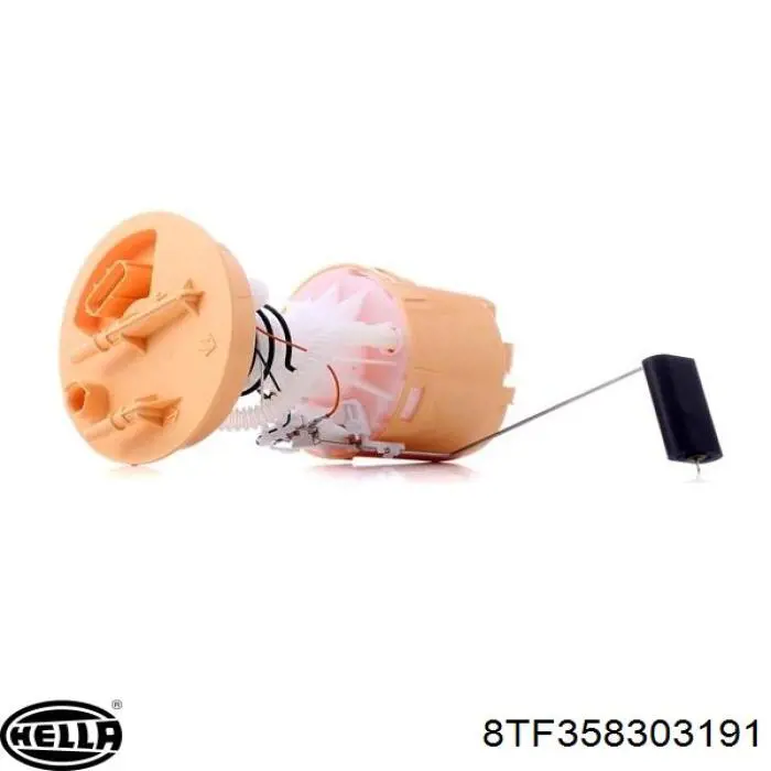 8TF358303191 HELLA Módulo de alimentación de combustible