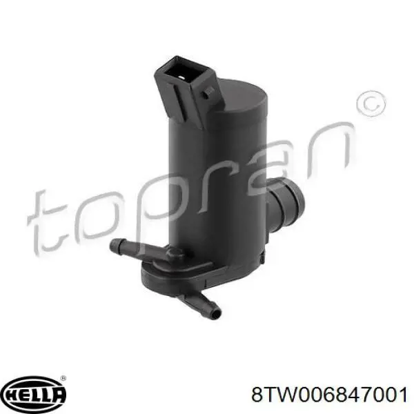 Comprar 8TW006847001 HELLA Bomba-motor de limpiaparabrisas delantero/trasero