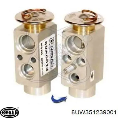 A1408300484 Mercedes Válvula TRV del aire acondicionado
