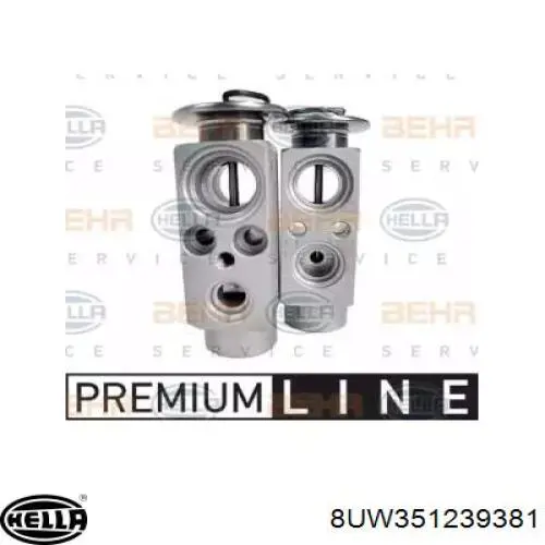 8UW351239381 HELLA Válvula TRV del aire acondicionado