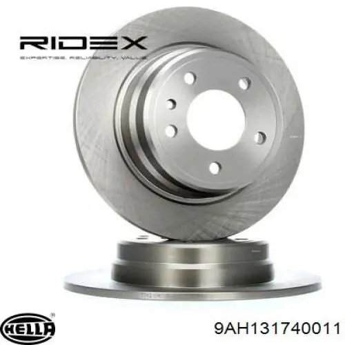 9AH131740011 HELLA soporte de radiador completo