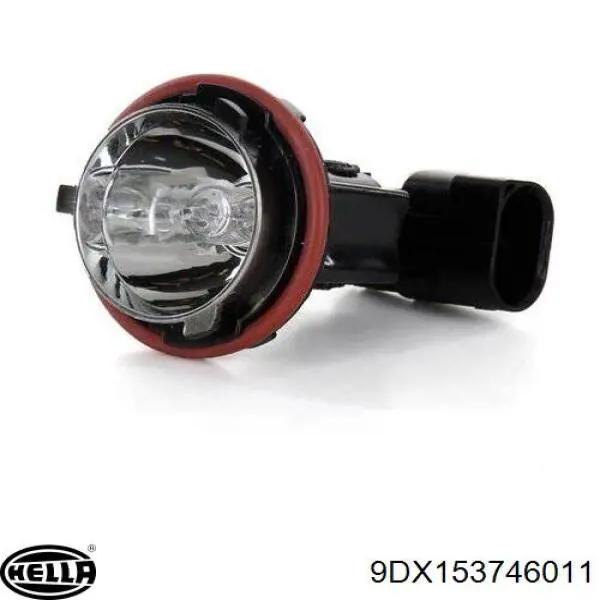 Bombilla halógena, luz alta/baja 9DX153746011 HELLA