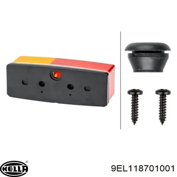 Cristal de luz trasera derecha HELLA 9EL118701001 precio, desde 21,36 EUR