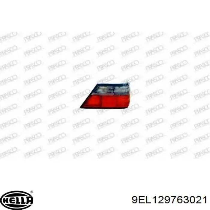Piloto trasero izquierdo 9EL129763021 HELLA