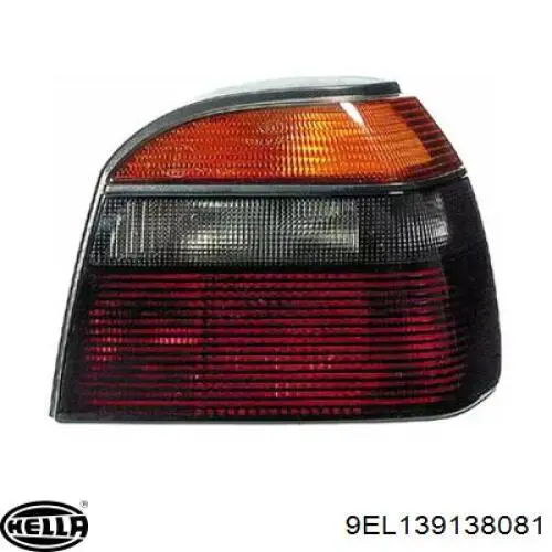 9EL139138081 HELLA Piloto trasero derecho