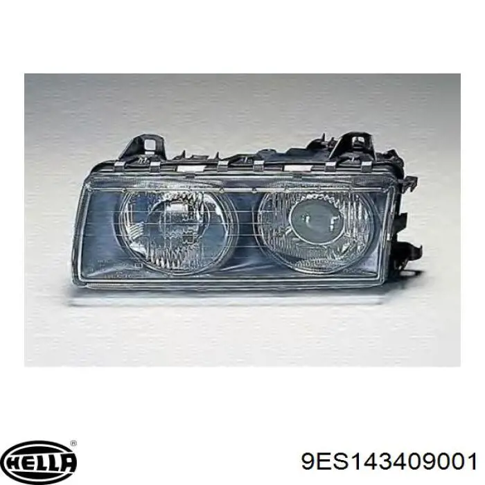 9ES143409001 HELLA Cristal de faro izquierdo