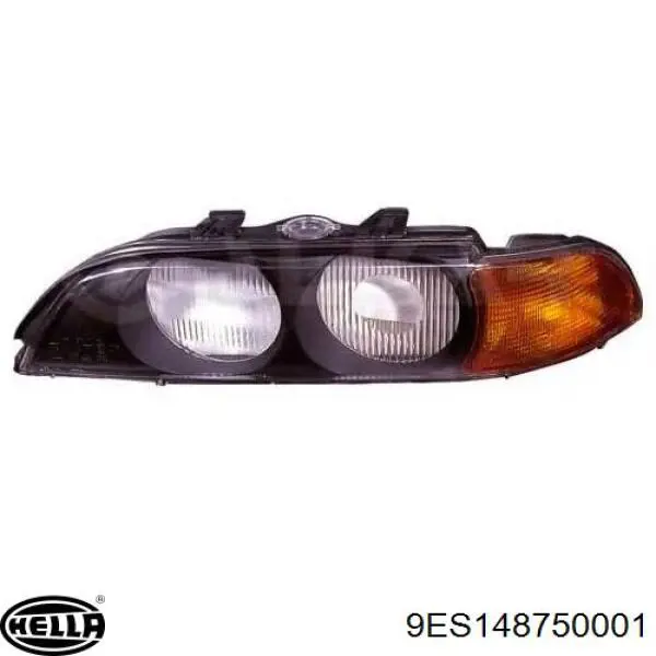 Cristal de faro derecho para BMW 5 (E39)