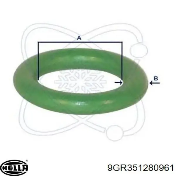 Comprar 90459254 General Motors Anillo de sellado de tubería de aire acondicionado