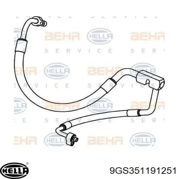 Comprar 1J0820721BT VAG Manguera de aire acondicionado de compresor al condensador