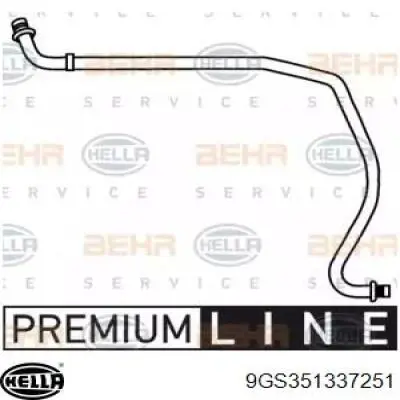 Comprar 9GS351337251 HELLA Manguera de aire acondicionado de radiador al deshidratador