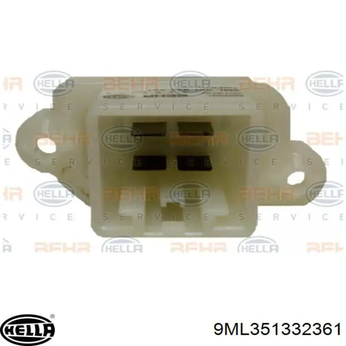 9ML351332361 HELLA Resistencia de calefacción