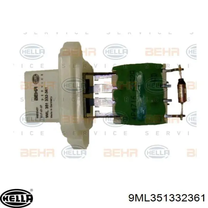 Resistencia de Ventilador HELLA 9ML351332361 precio, desde 11,30 EUR