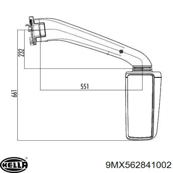 Cristal de espejo retrovisor HELLA 9MX562841002 precio, desde 120,91 EUR
