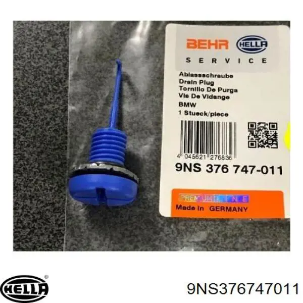 Tapa radiador 9NS376747011 HELLA