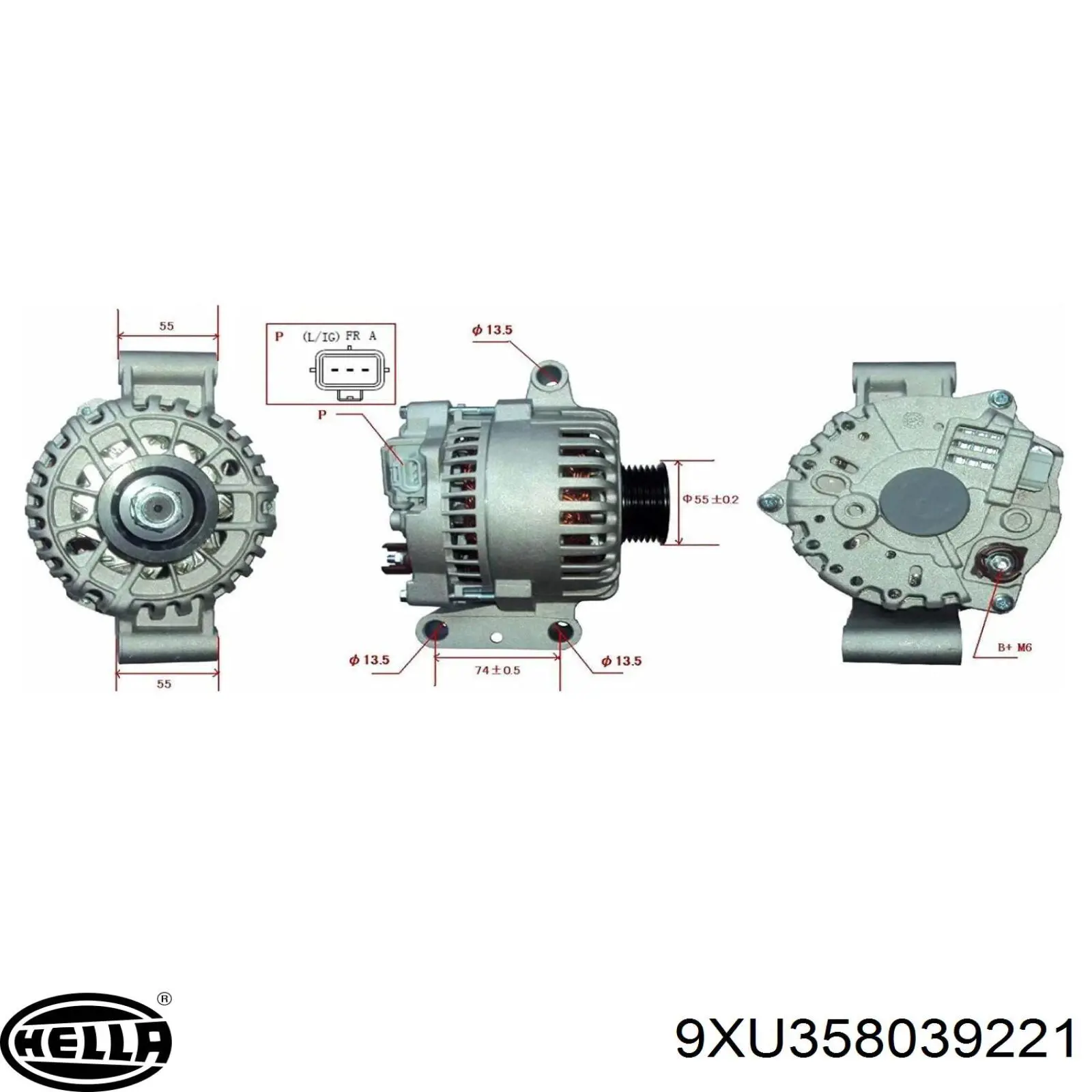 Polea alternador 535008710 LUK