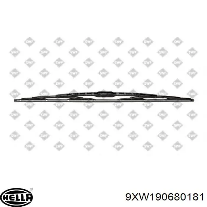 9XW190680-181 HELLA limpiaparabrisas de luna delantera copiloto