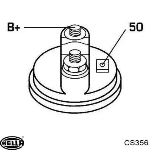 CS356 HELLA motor de arranque