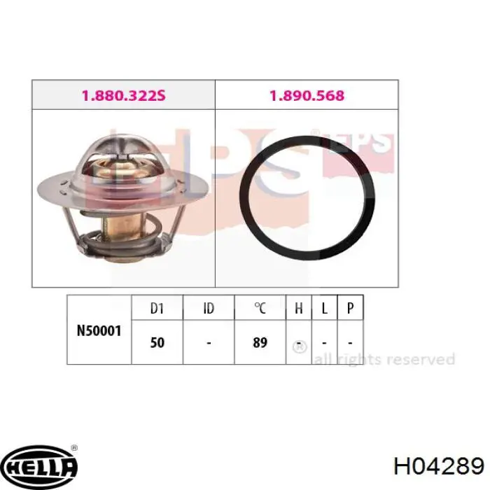 Termostato, refrigerante Renault Laguna 2 BG0, BG1
