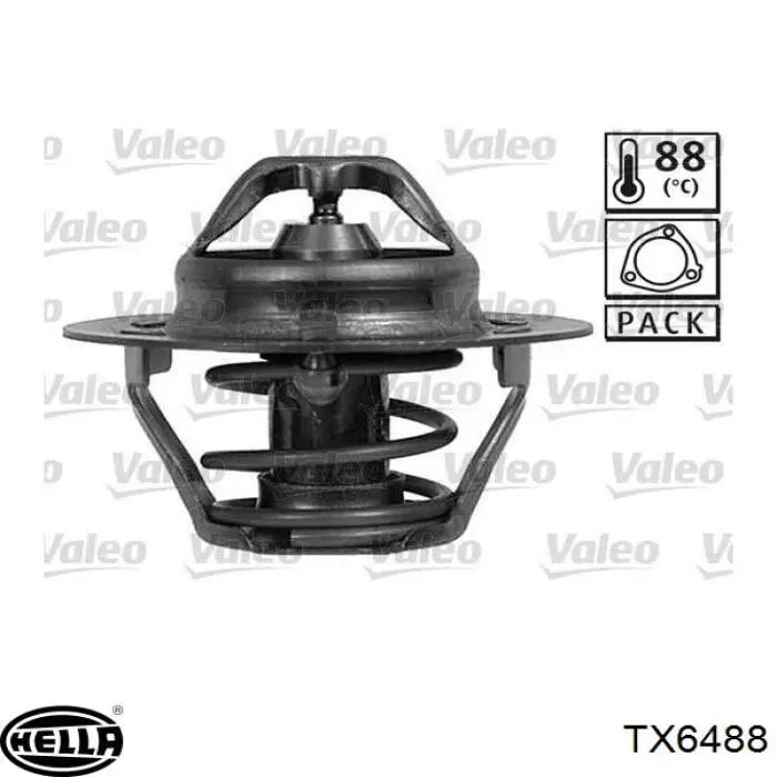 Termostato HELLA TX6488 precio, desde 11,80 EUR