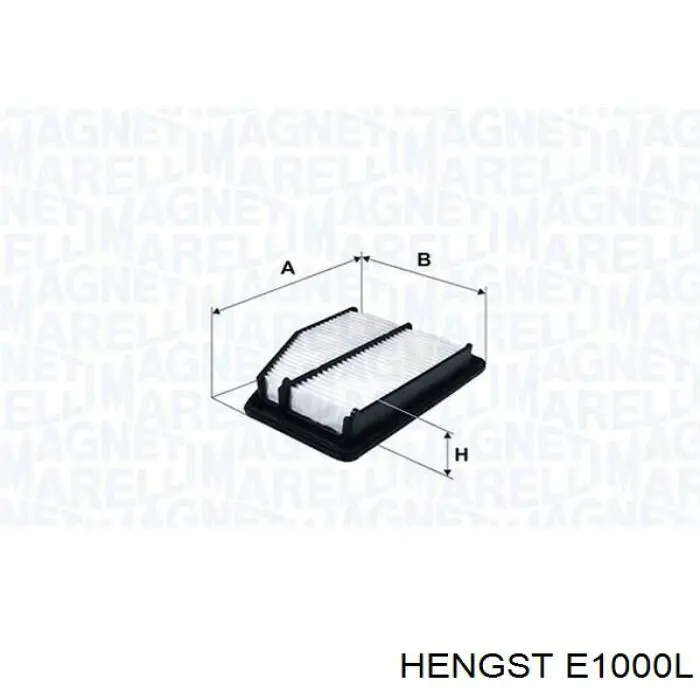 Comprar E1000L Hengst Filtro de aire