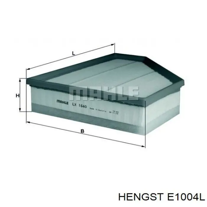 Filtro de aire E1004L Hengst