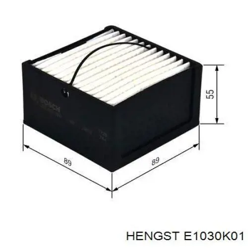 E1030K01 Hengst filtro de combustible