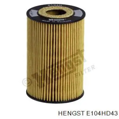 E104HD43 Hengst filtro de aceite