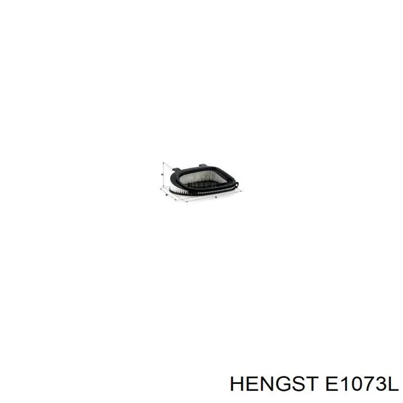 Filtro de aire E1073L Hengst