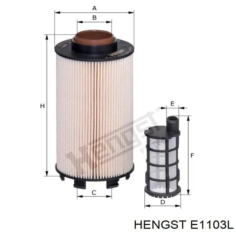 Filtro de aire A0040949004 Mercedes